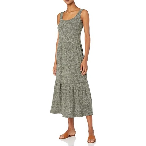Daily Ritual Dresses & Skirts - Daily Rutual Women's Cozy Knit Rib Sleeveless Tiered